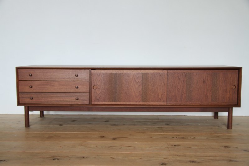 order made low board / チーク　木